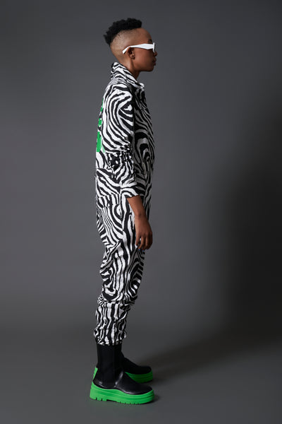 Moose Zebra Jumpsuit