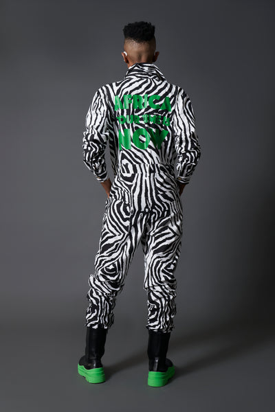 Moose Zebra Jumpsuit